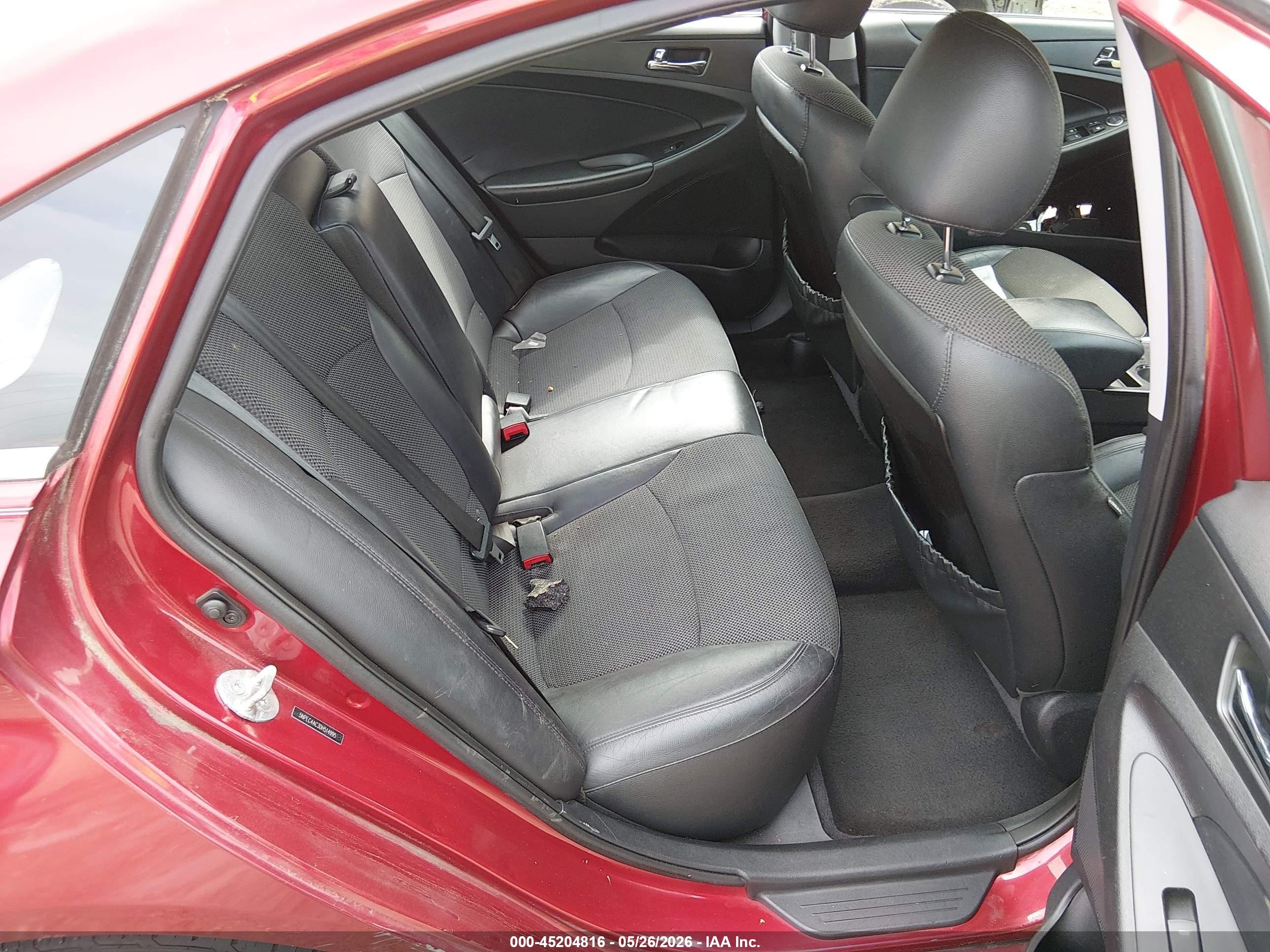 2013 Hyundai Sonata Se Red vin: 5NPEC4AC3DH514995