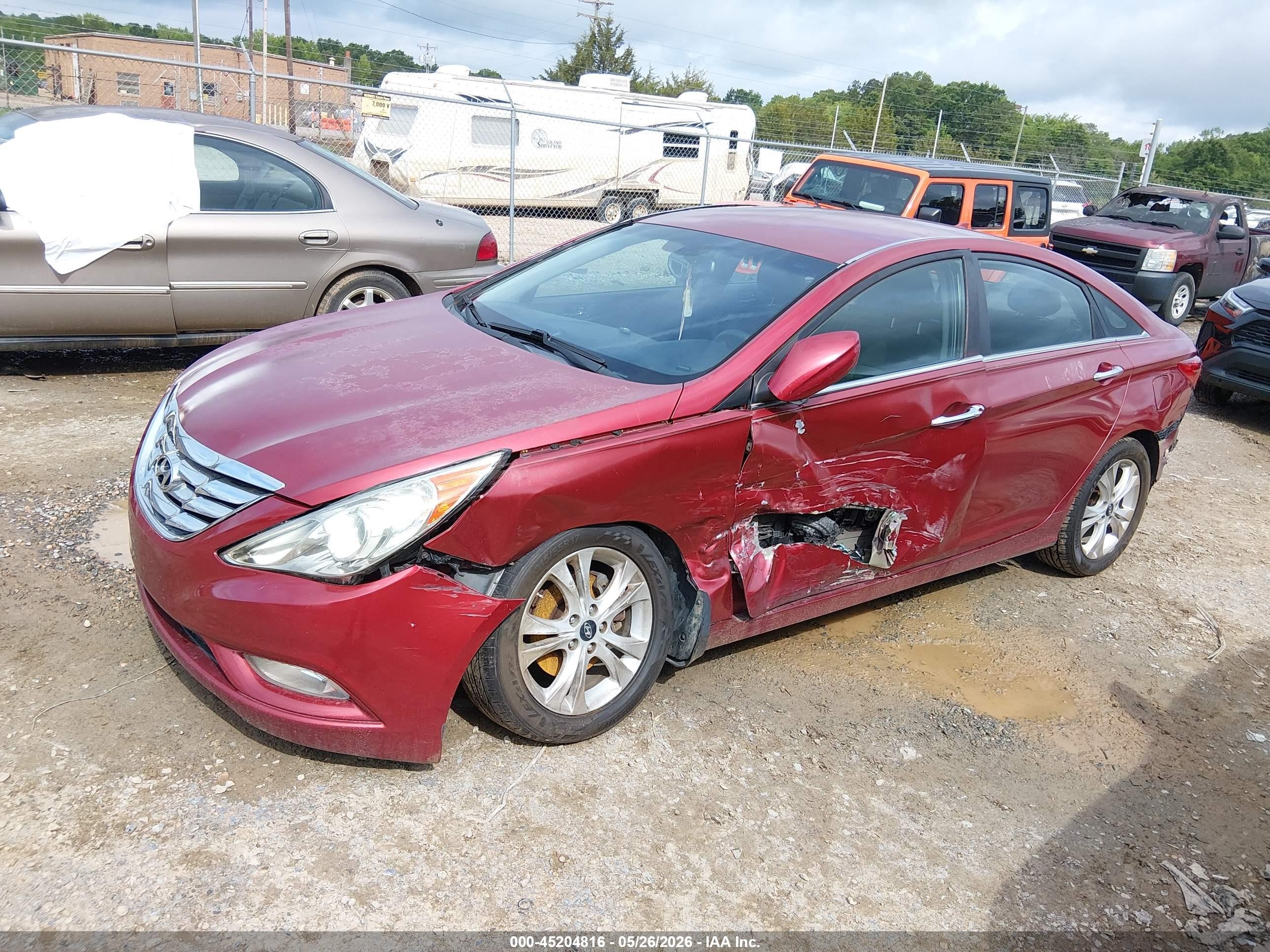 2013 Hyundai Sonata Se Red vin: 5NPEC4AC3DH514995