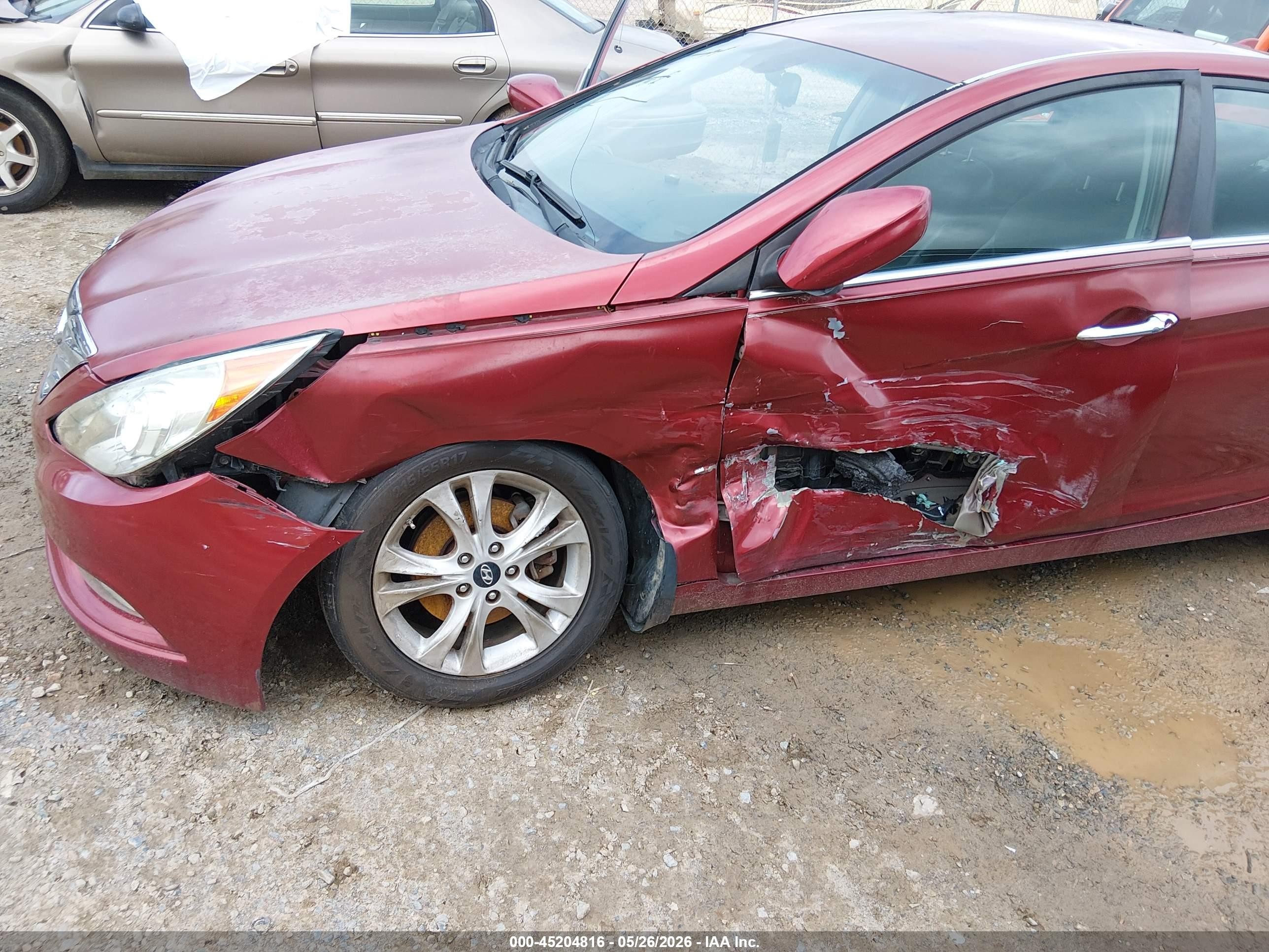 2013 Hyundai Sonata Se Red vin: 5NPEC4AC3DH514995