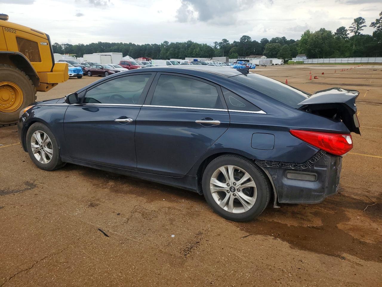 2013 Hyundai Sonata Limited Blue vin: 5NPEC4AC3DH521395