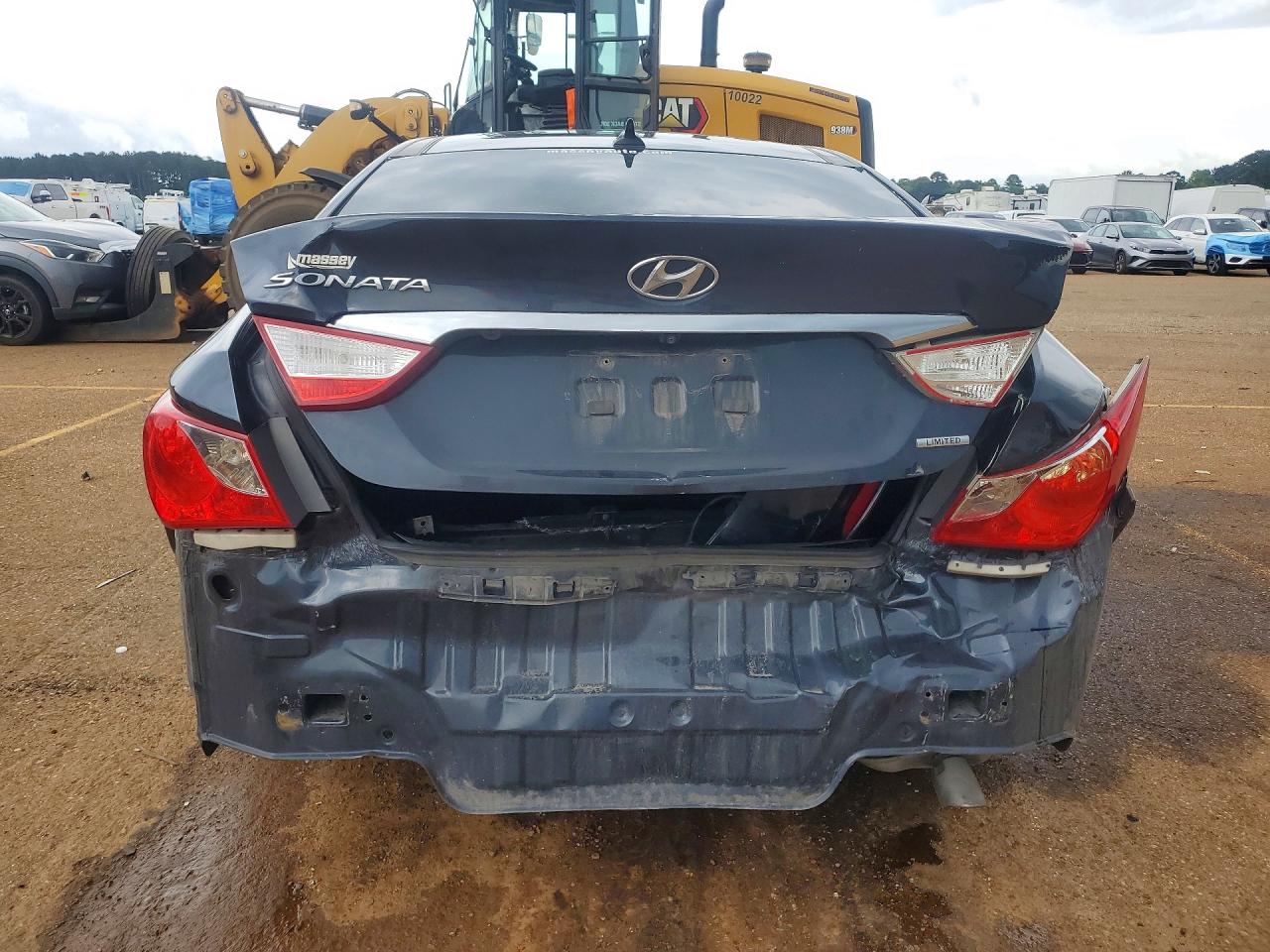 2013 Hyundai Sonata Limited Blue vin: 5NPEC4AC3DH521395