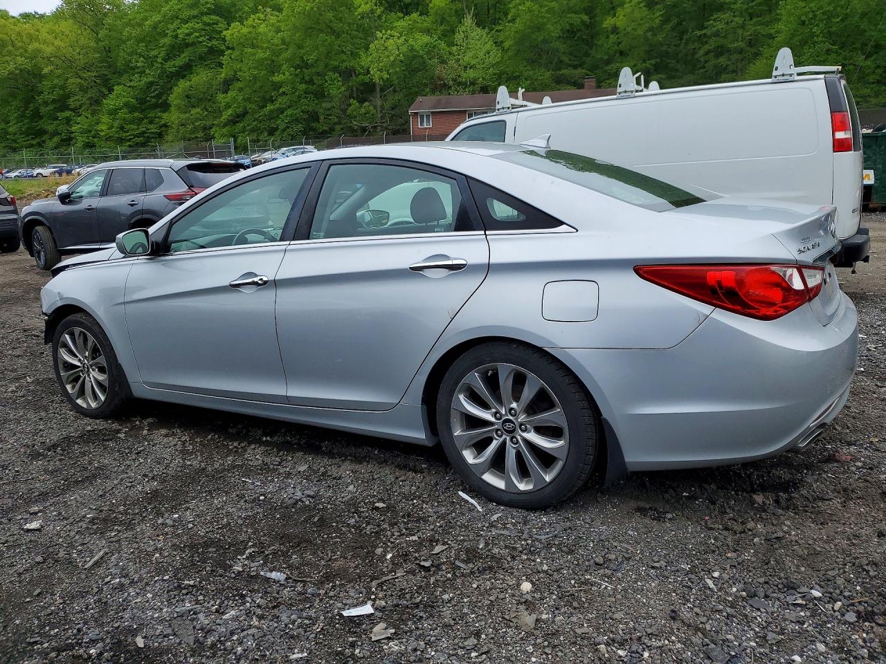 2013 Hyundai Sonata Se Silver vin: 5NPEC4AC3DH526743