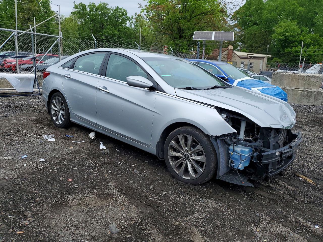 2013 Hyundai Sonata Se Silver vin: 5NPEC4AC3DH526743
