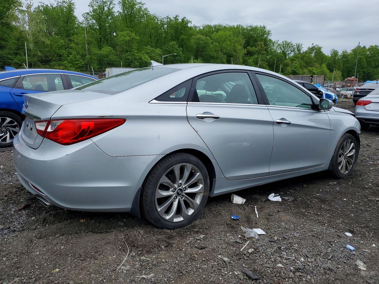 2013 Hyundai Sonata Se Silver vin: 5NPEC4AC3DH526743
