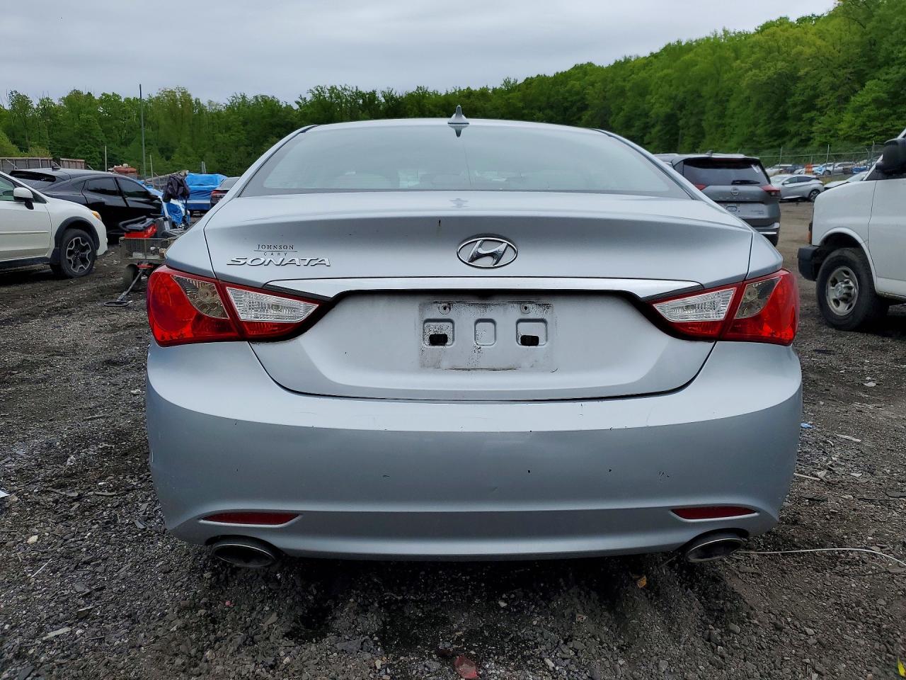 2013 Hyundai Sonata Se Silver vin: 5NPEC4AC3DH526743