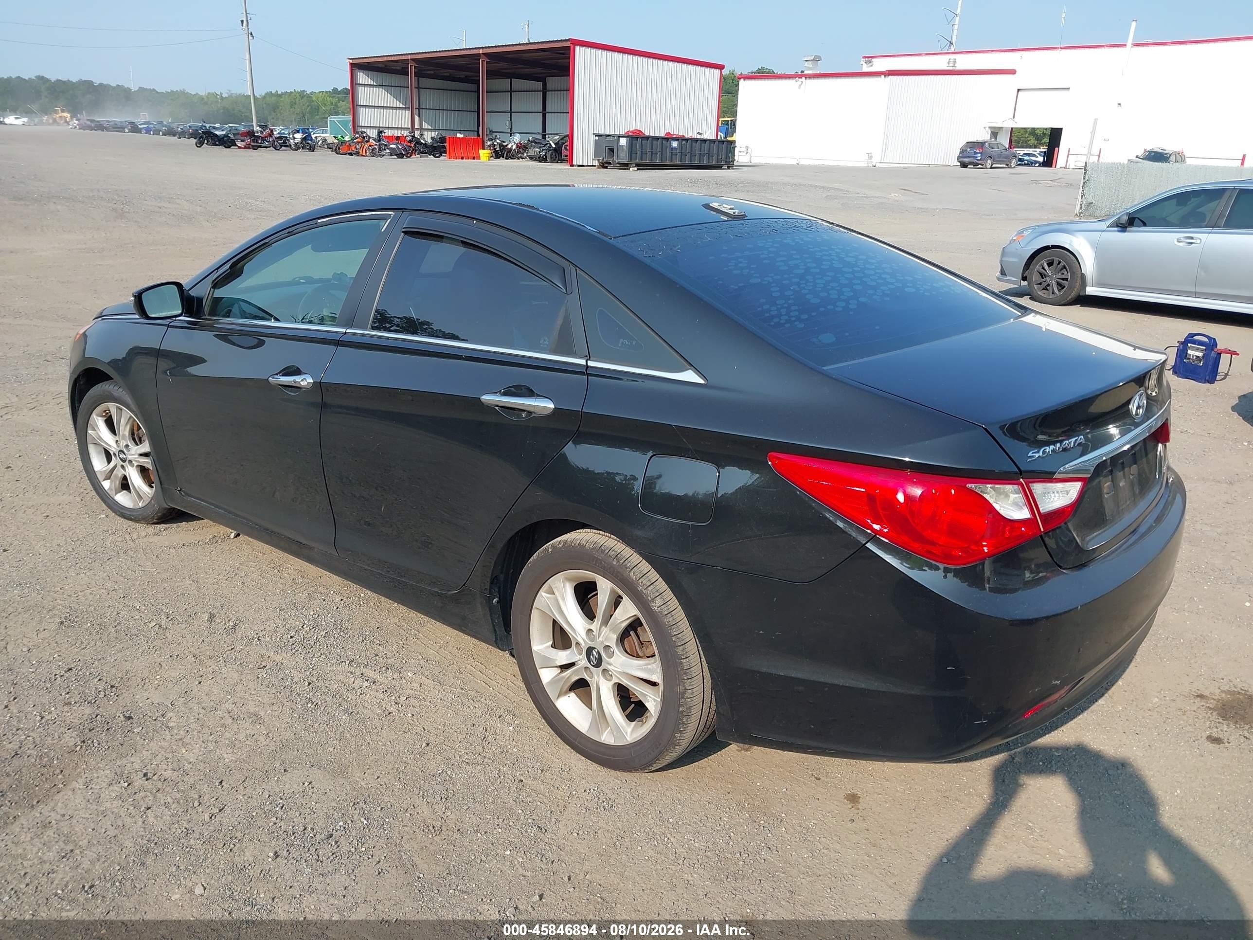2013 Hyundai Sonata Limited Black vin: 5NPEC4AC3DH528430