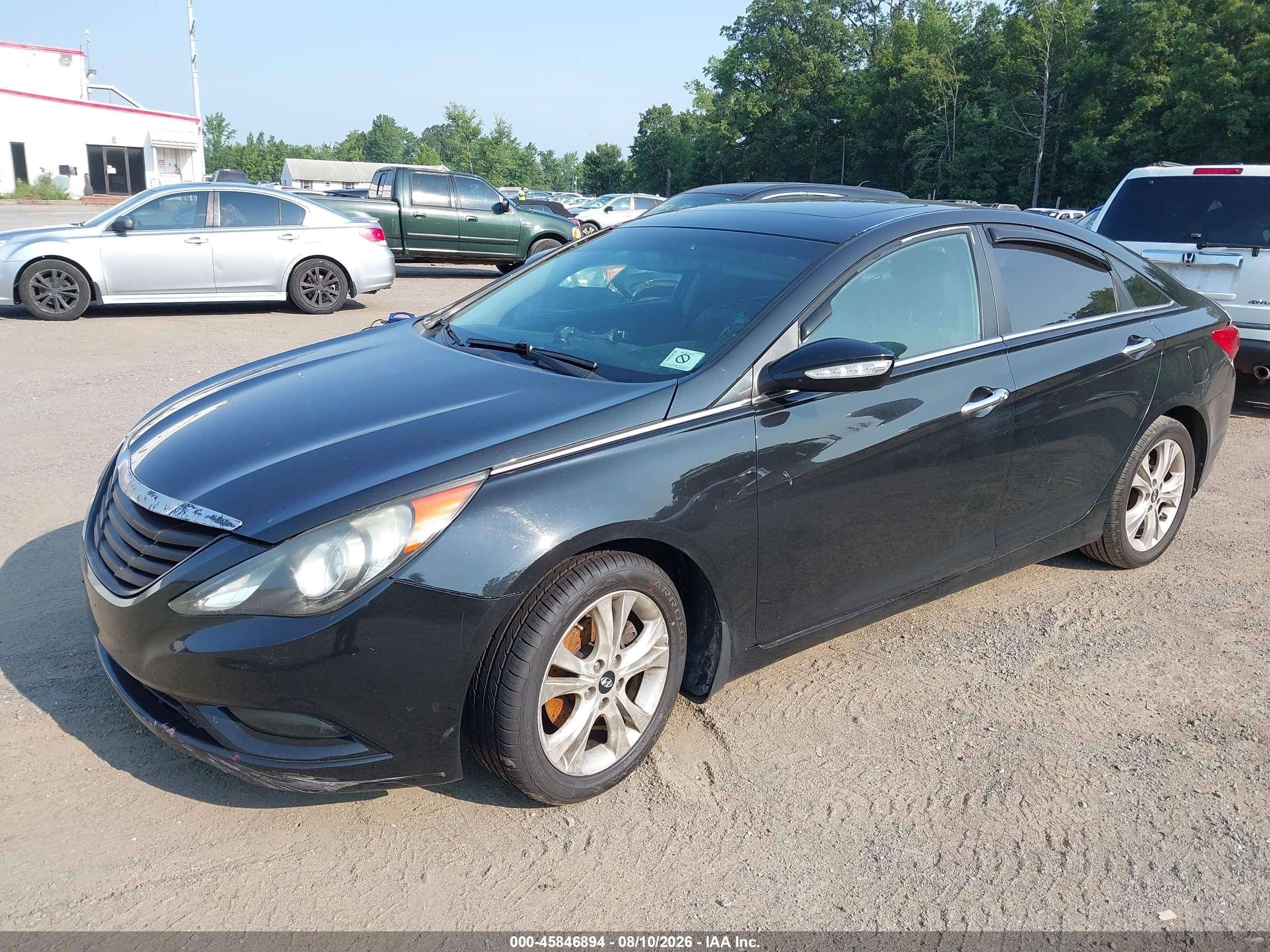 2013 Hyundai Sonata Limited Black vin: 5NPEC4AC3DH528430