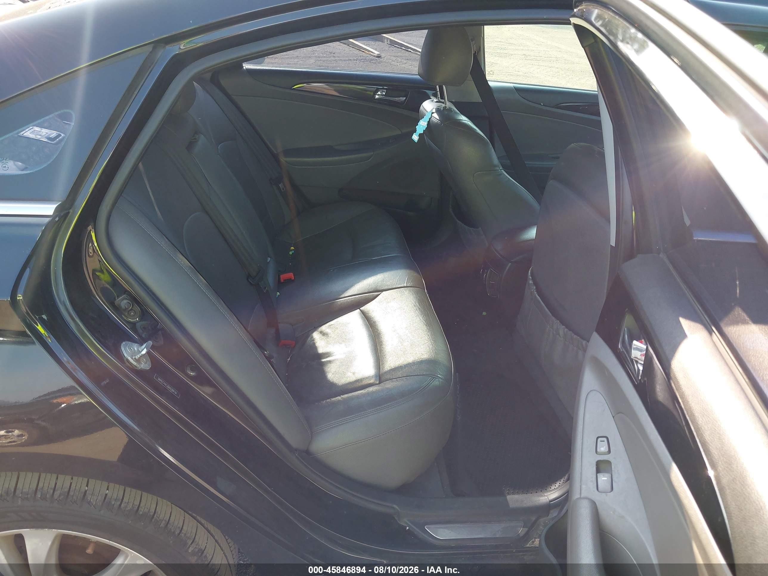 2013 Hyundai Sonata Limited Black vin: 5NPEC4AC3DH528430