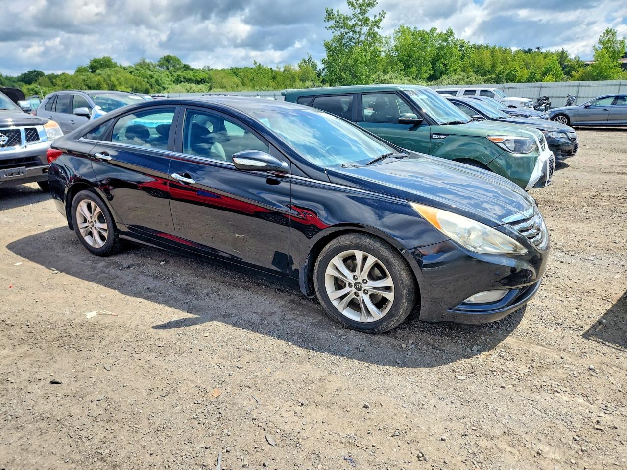 2013 Hyundai Sonata Limited Черный vin: 5NPEC4AC3DH552159