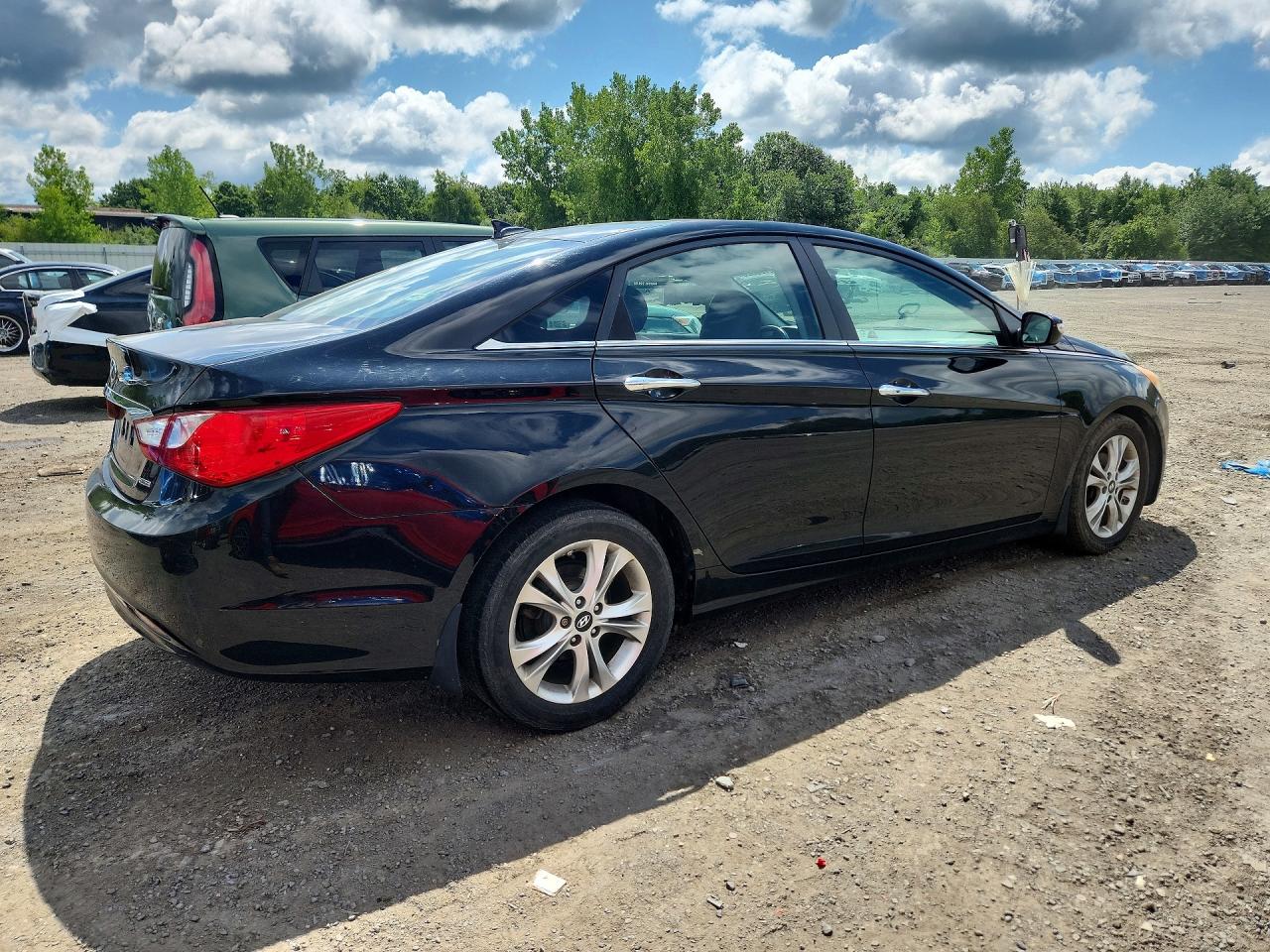 2013 Hyundai Sonata Limited Черный vin: 5NPEC4AC3DH552159