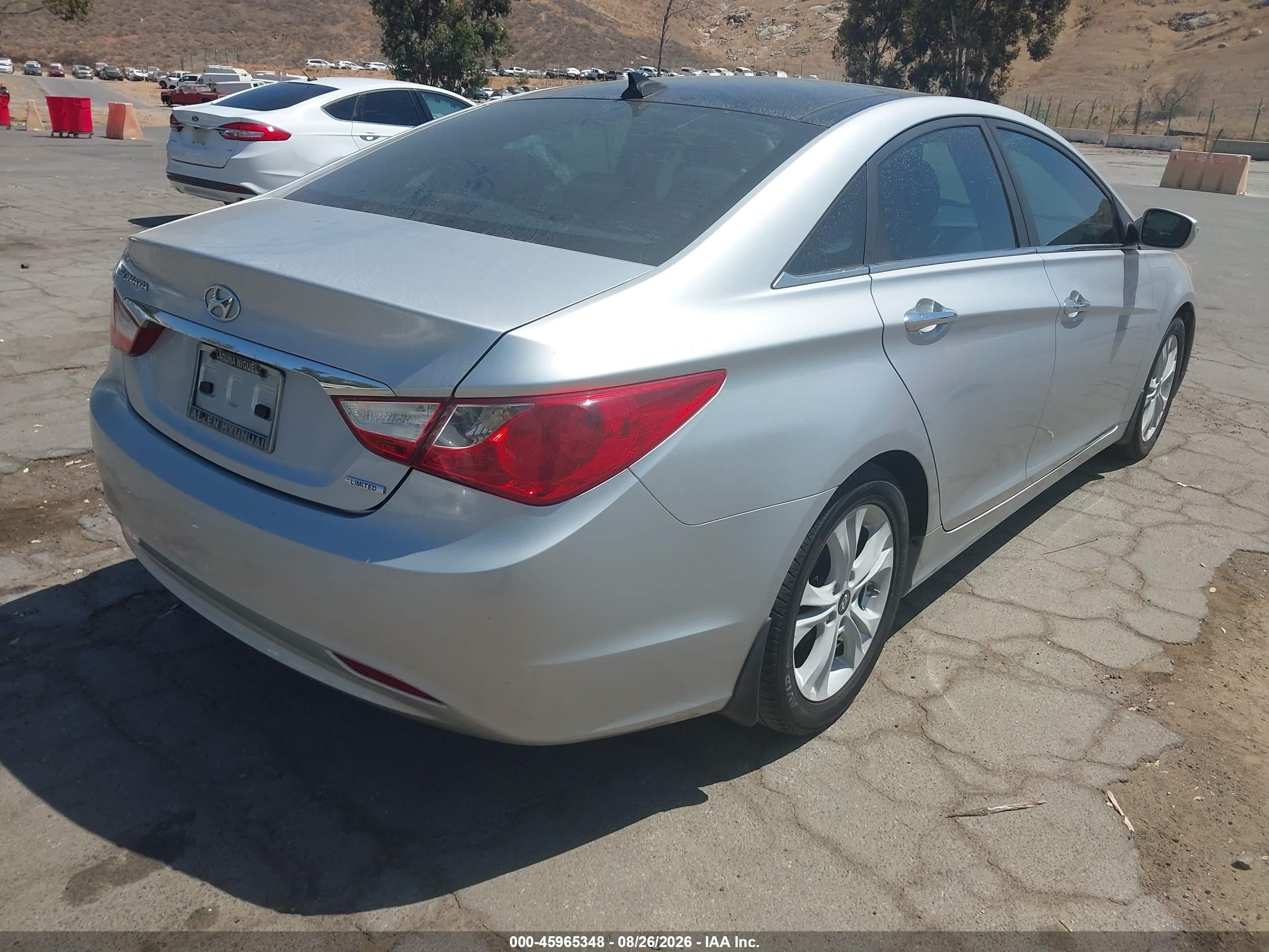 2013 Hyundai Sonata Limited Silver vin: 5NPEC4AC3DH552968