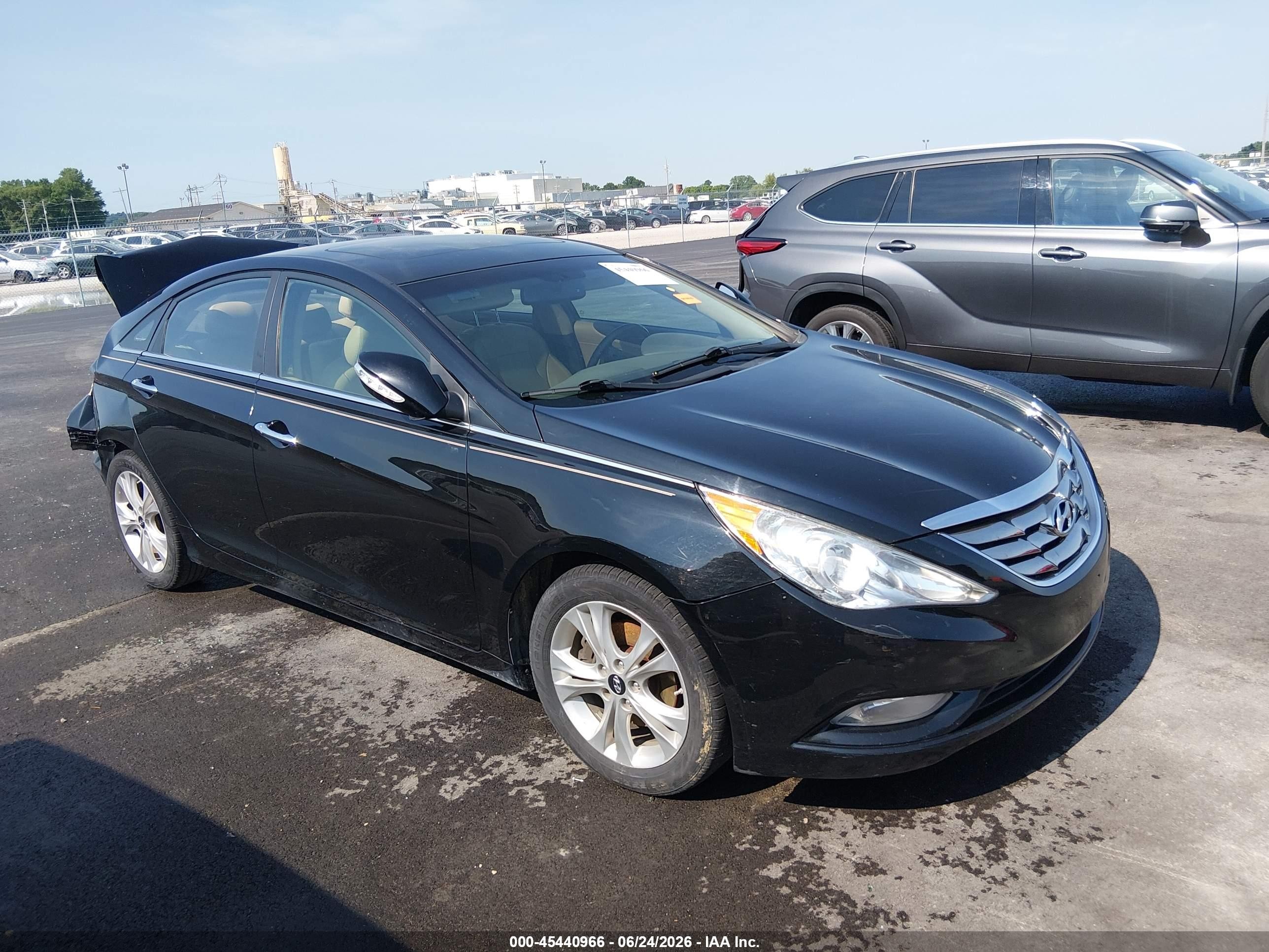 2013 Hyundai Sonata Limited Black vin: 5NPEC4AC3DH558382