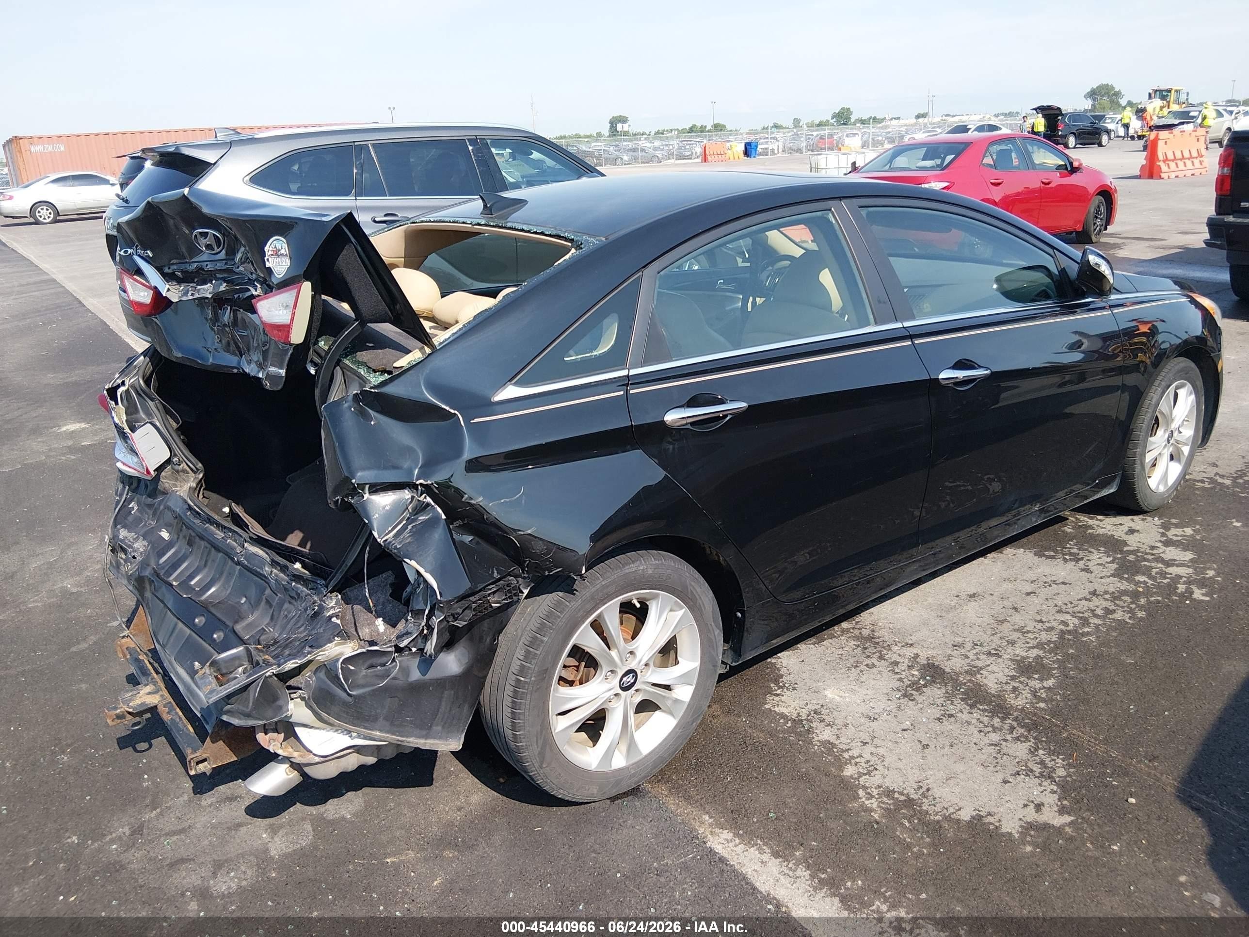 2013 Hyundai Sonata Limited Black vin: 5NPEC4AC3DH558382