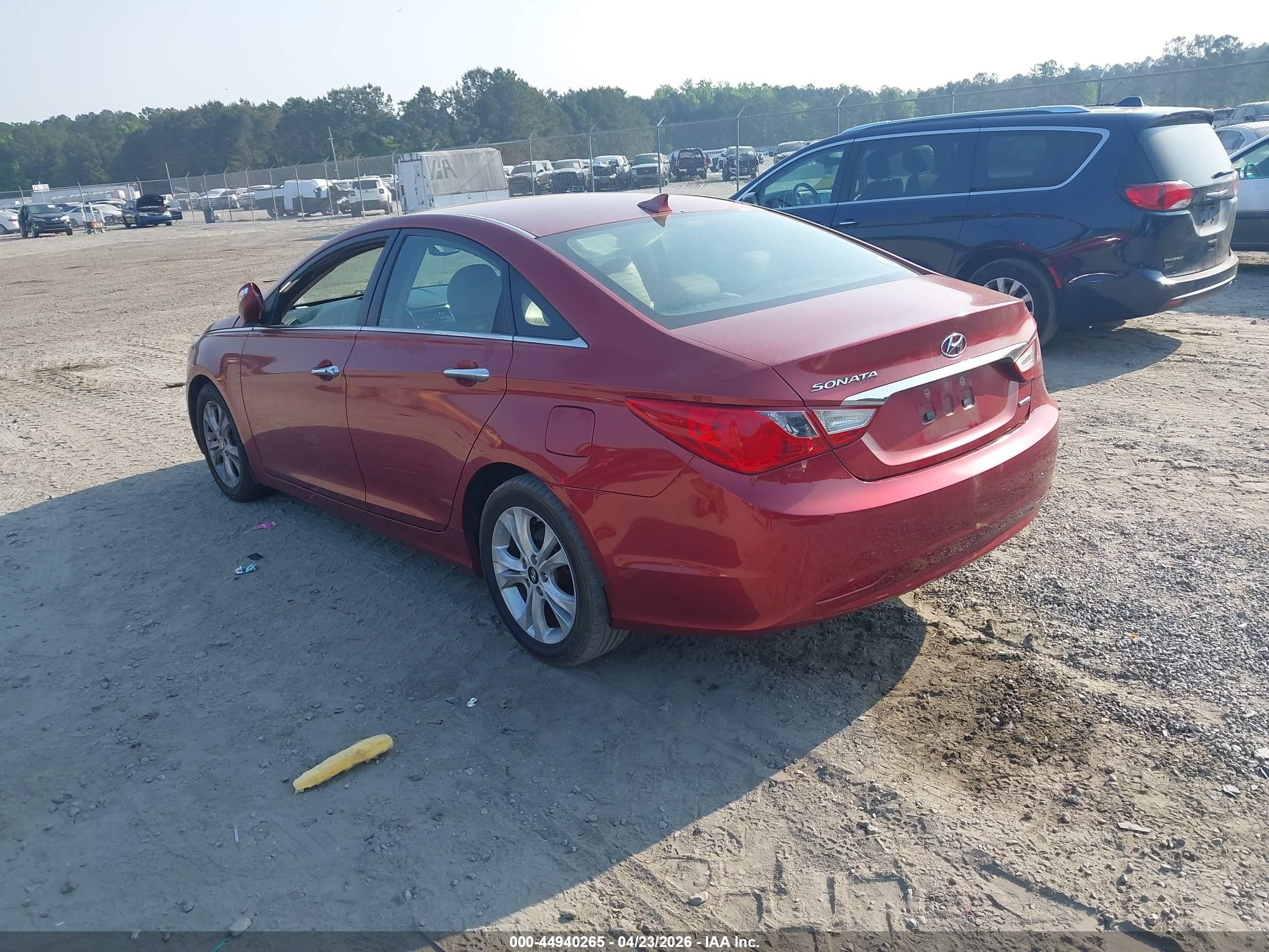 2013 Hyundai Sonata Limited Red vin: 5NPEC4AC3DH582083
