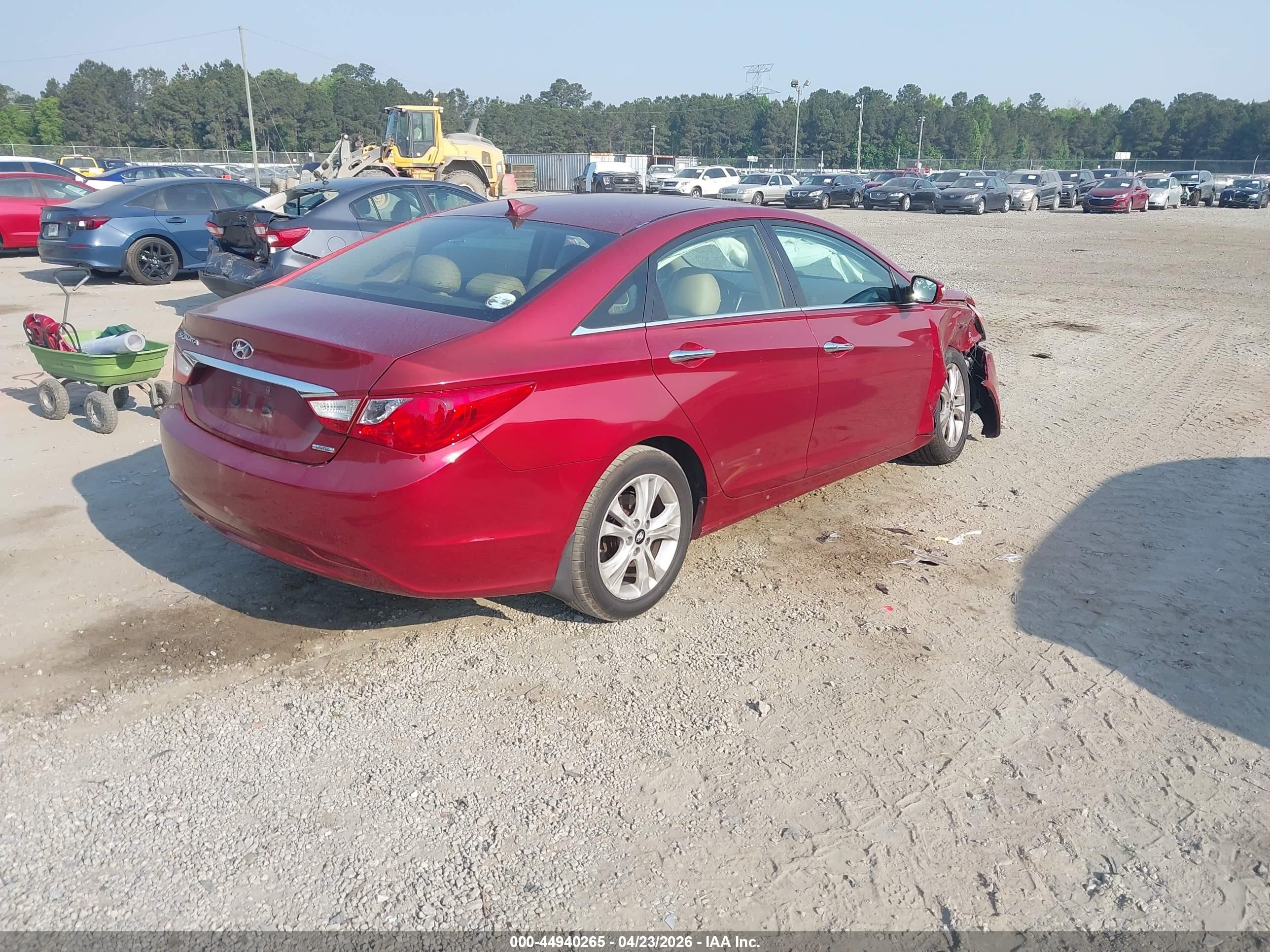 2013 Hyundai Sonata Limited Red vin: 5NPEC4AC3DH582083