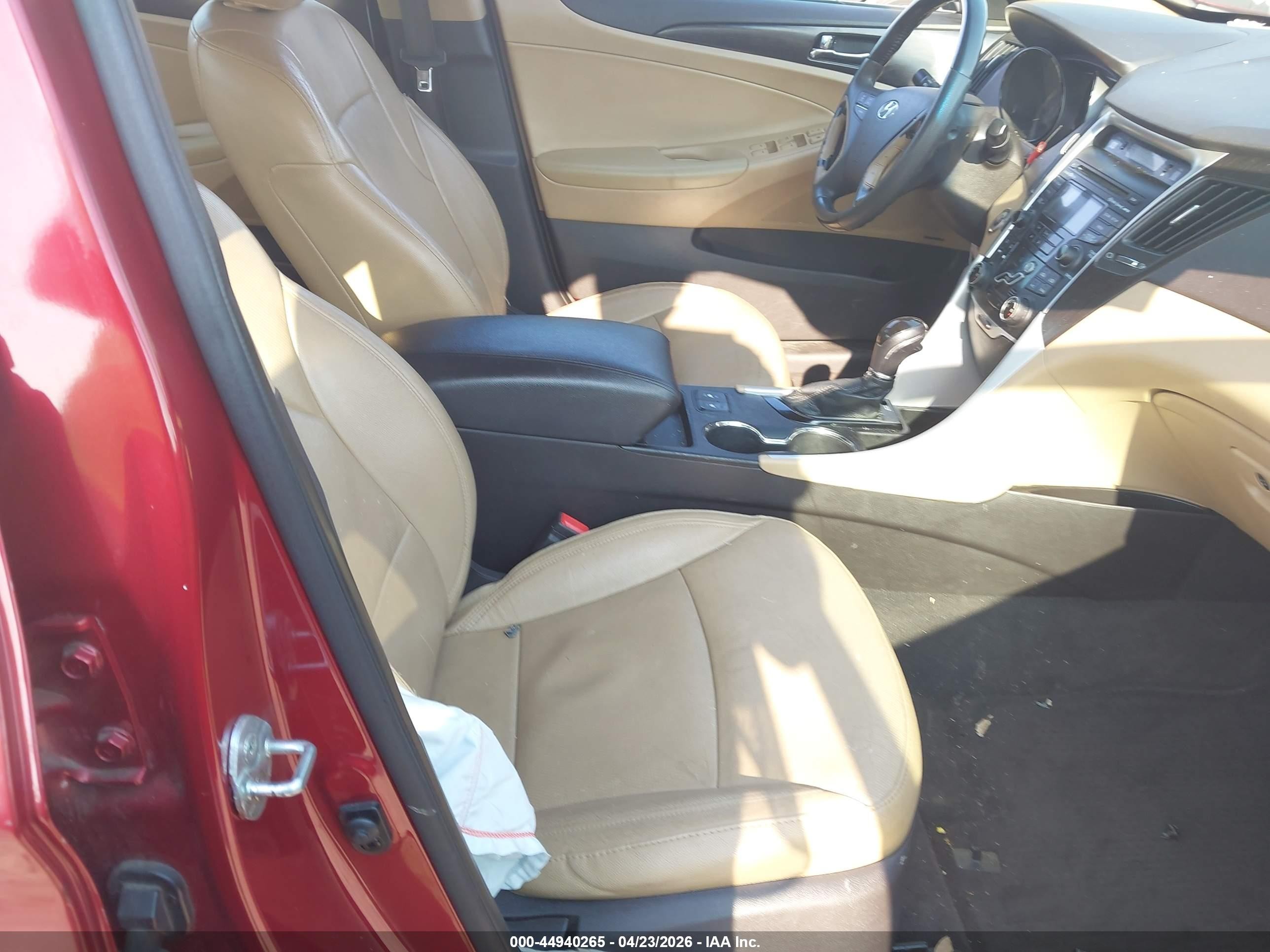 2013 Hyundai Sonata Limited Red vin: 5NPEC4AC3DH582083