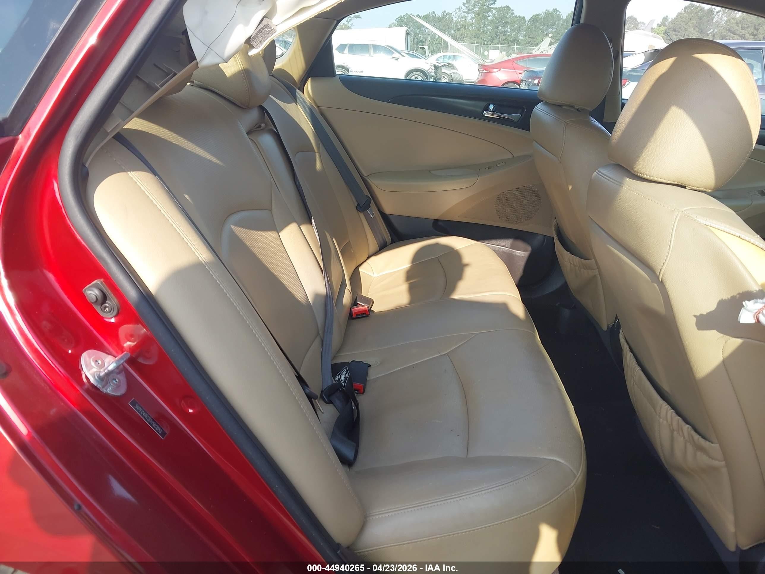 2013 Hyundai Sonata Limited Red vin: 5NPEC4AC3DH582083