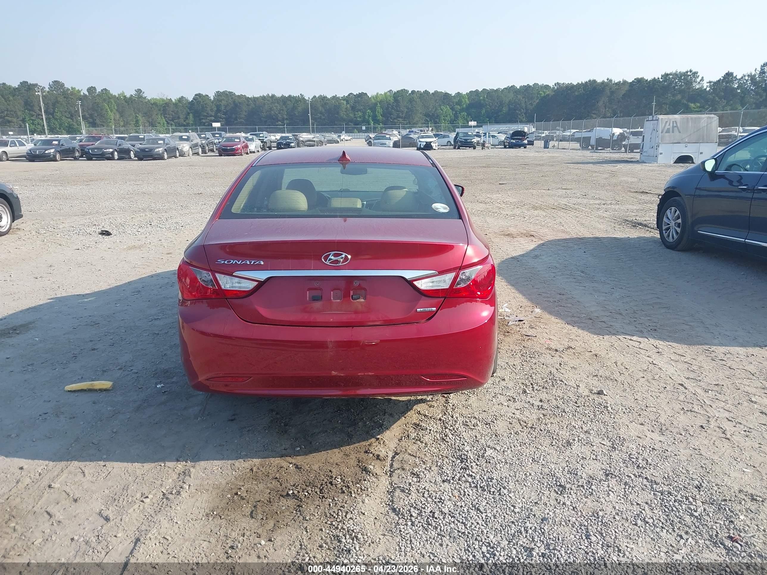 2013 Hyundai Sonata Limited Red vin: 5NPEC4AC3DH582083