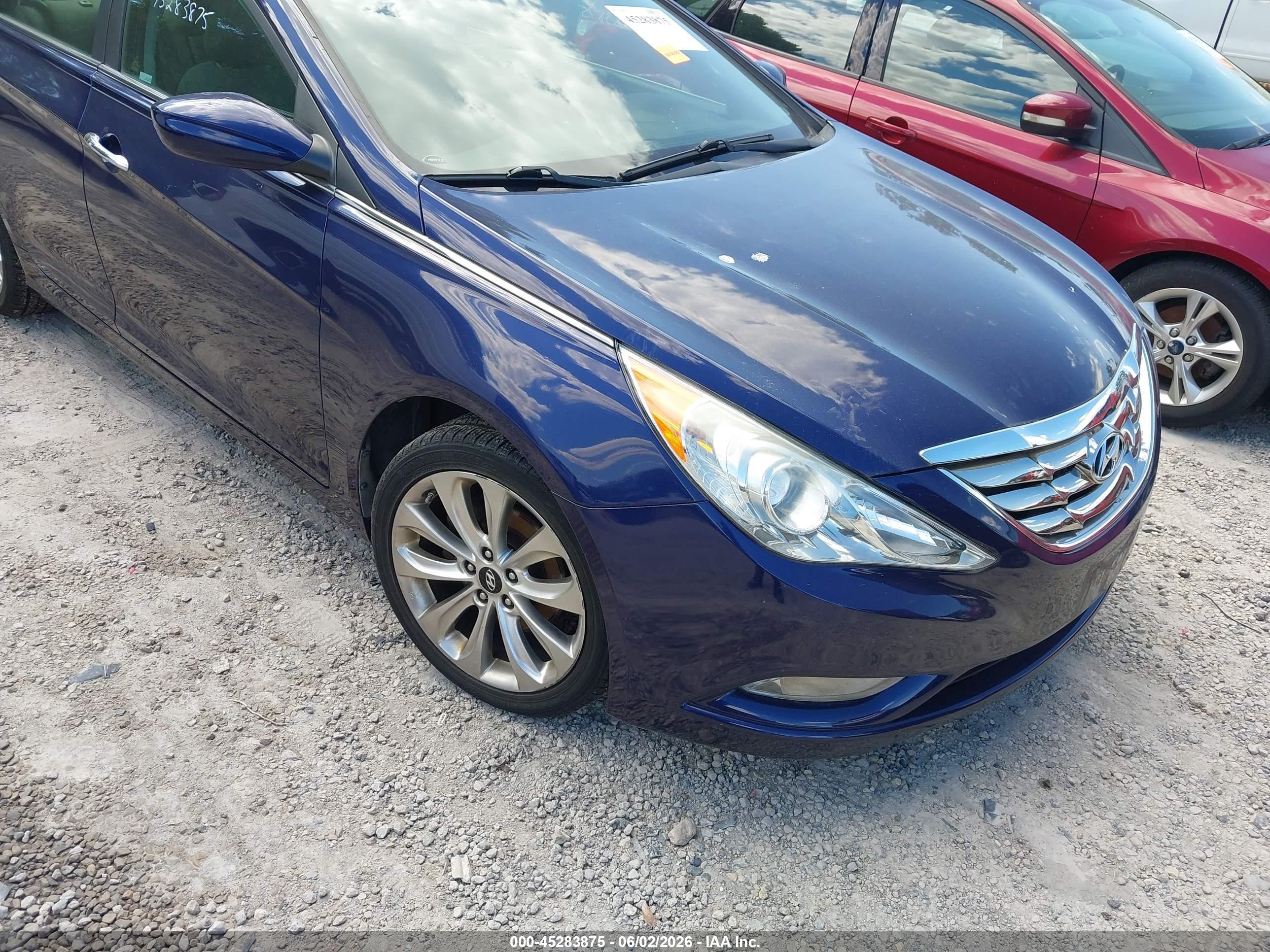 2013 Hyundai Sonata Se Blue vin: 5NPEC4AC3DH599210