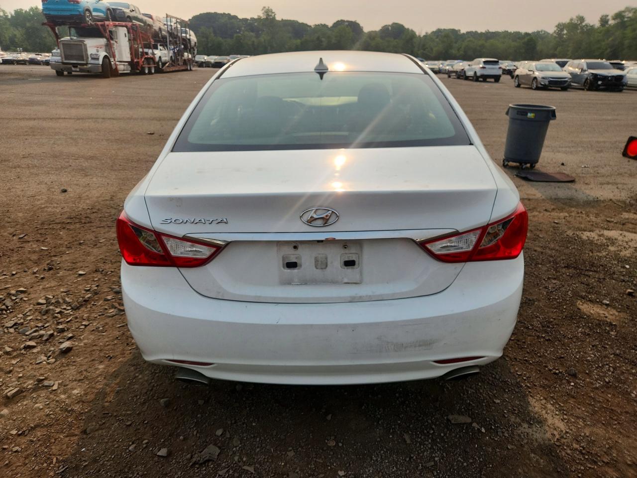 2013 Hyundai Sonata Se White vin: 5NPEC4AC3DH610917