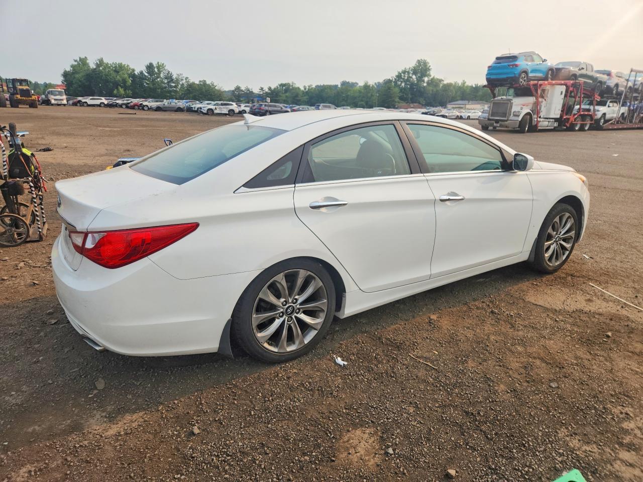 2013 Hyundai Sonata Se White vin: 5NPEC4AC3DH610917