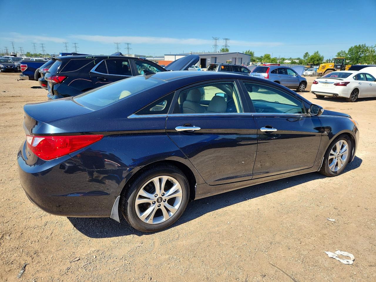 2013 Hyundai Sonata Limited Blue vin: 5NPEC4AC3DH614076