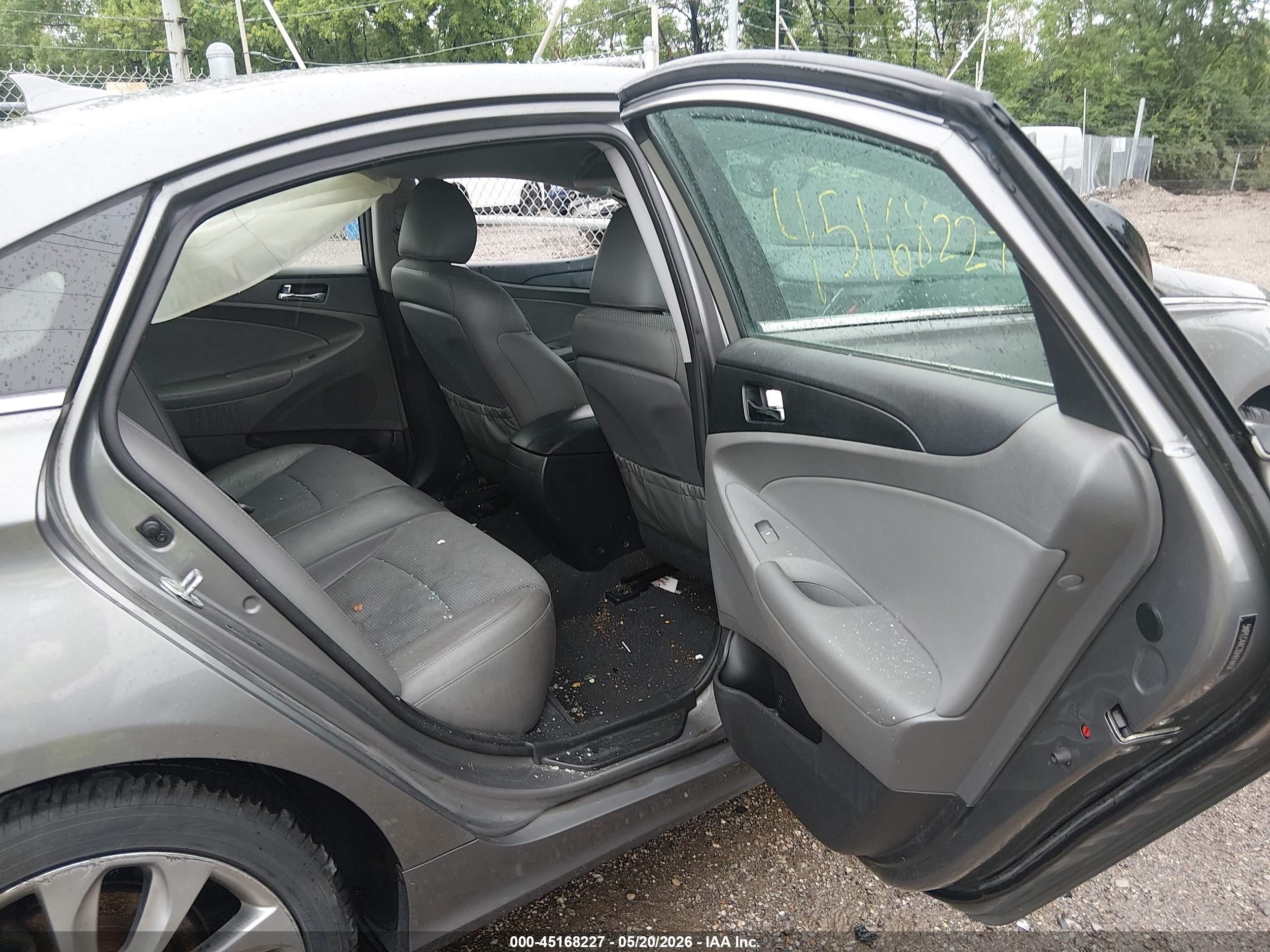 2013 Hyundai Sonata Se Gray vin: 5NPEC4AC3DH614434