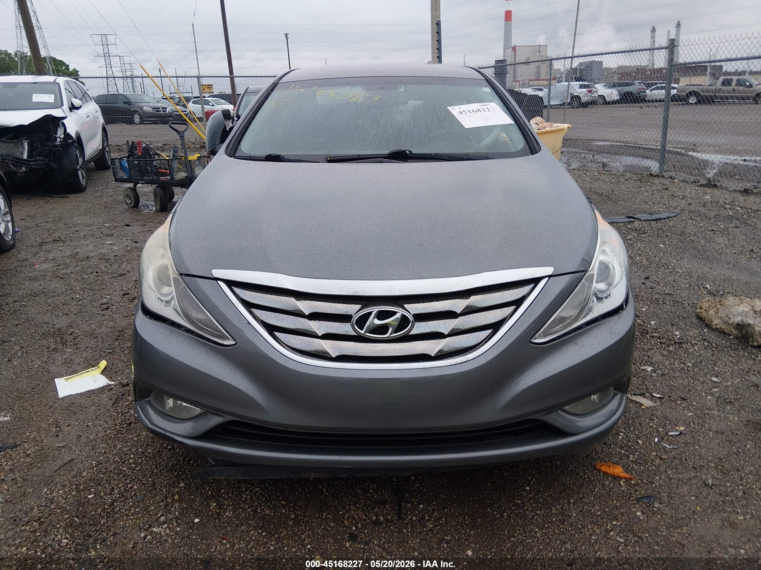 2013 Hyundai Sonata Se Gray vin: 5NPEC4AC3DH614434
