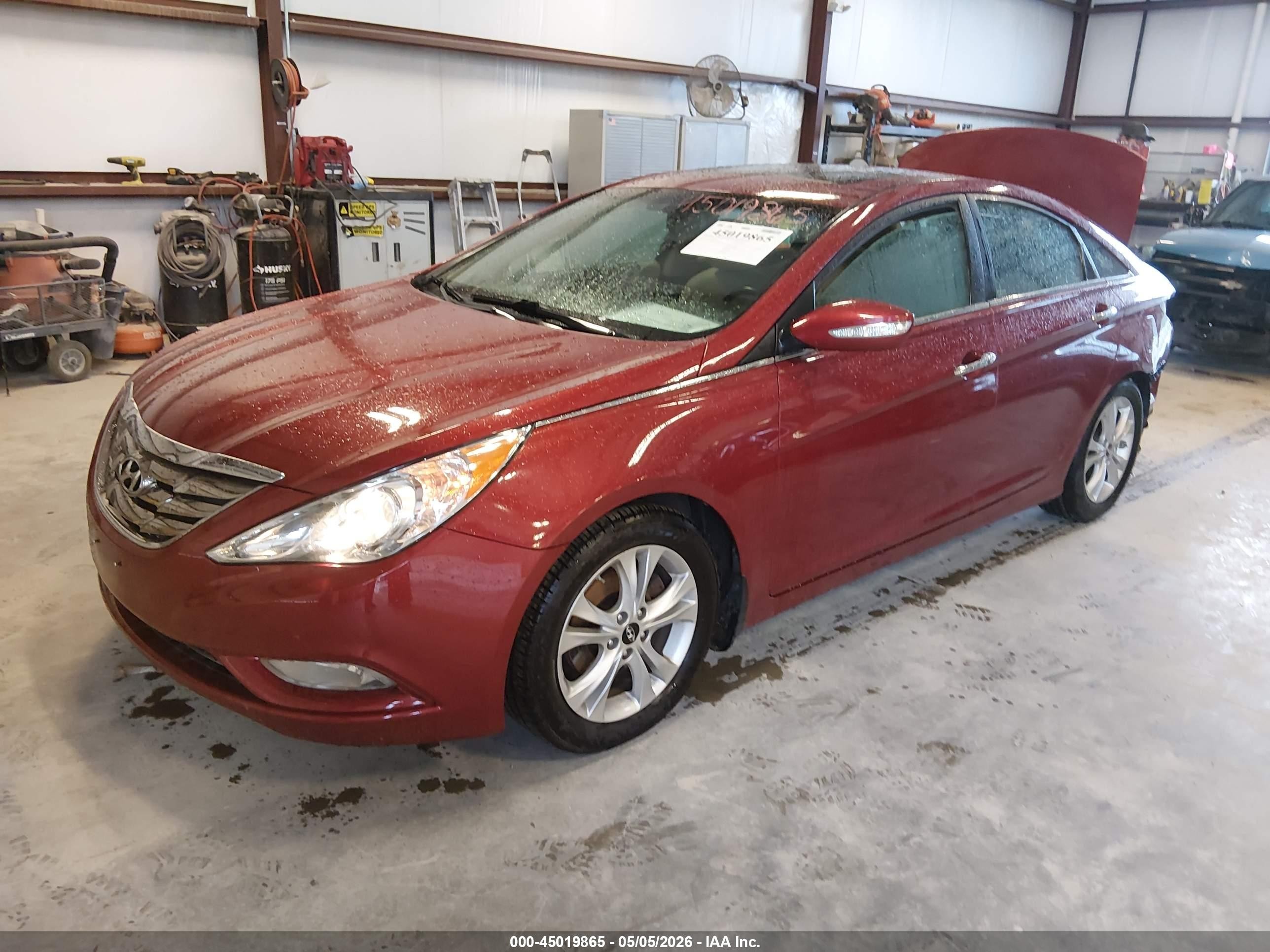 2013 Hyundai Sonata Limited Red vin: 5NPEC4AC3DH624171