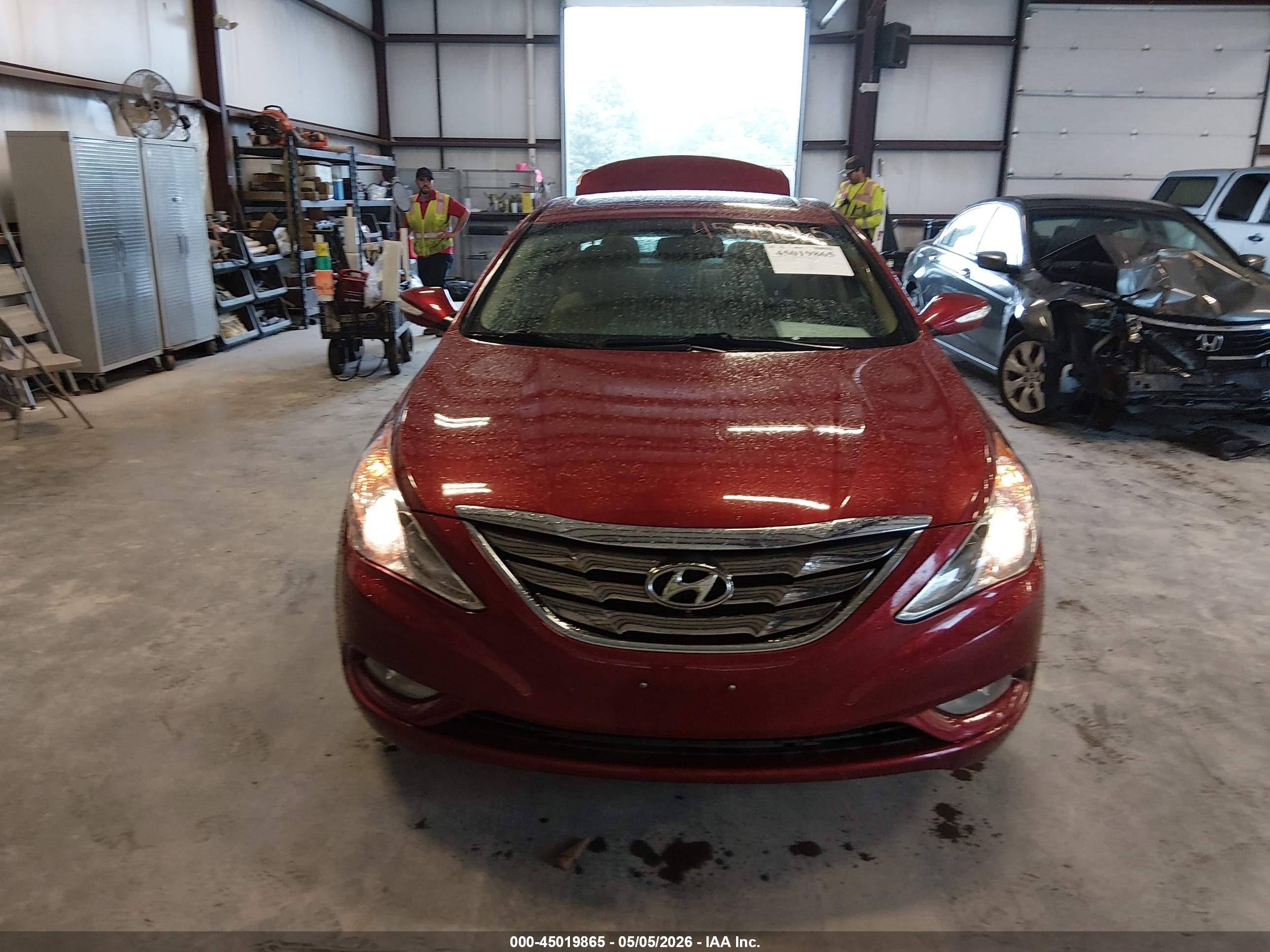 2013 Hyundai Sonata Limited Red vin: 5NPEC4AC3DH624171