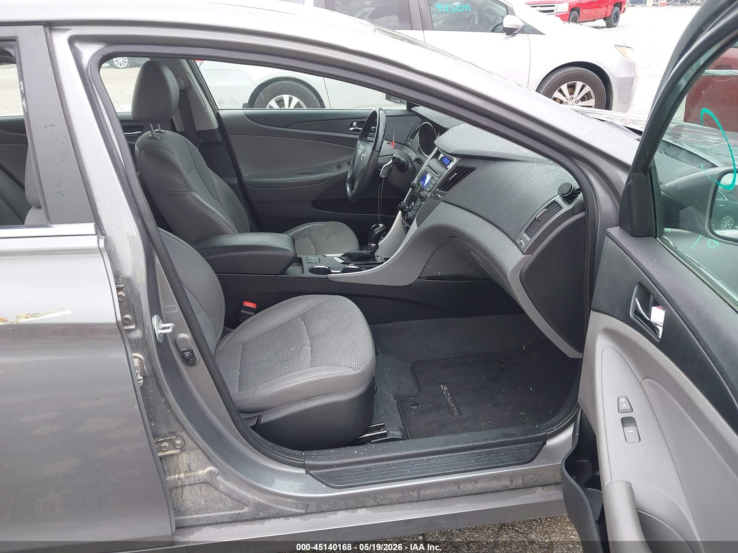 2013 Hyundai Sonata Se Gray vin: 5NPEC4AC3DH630326