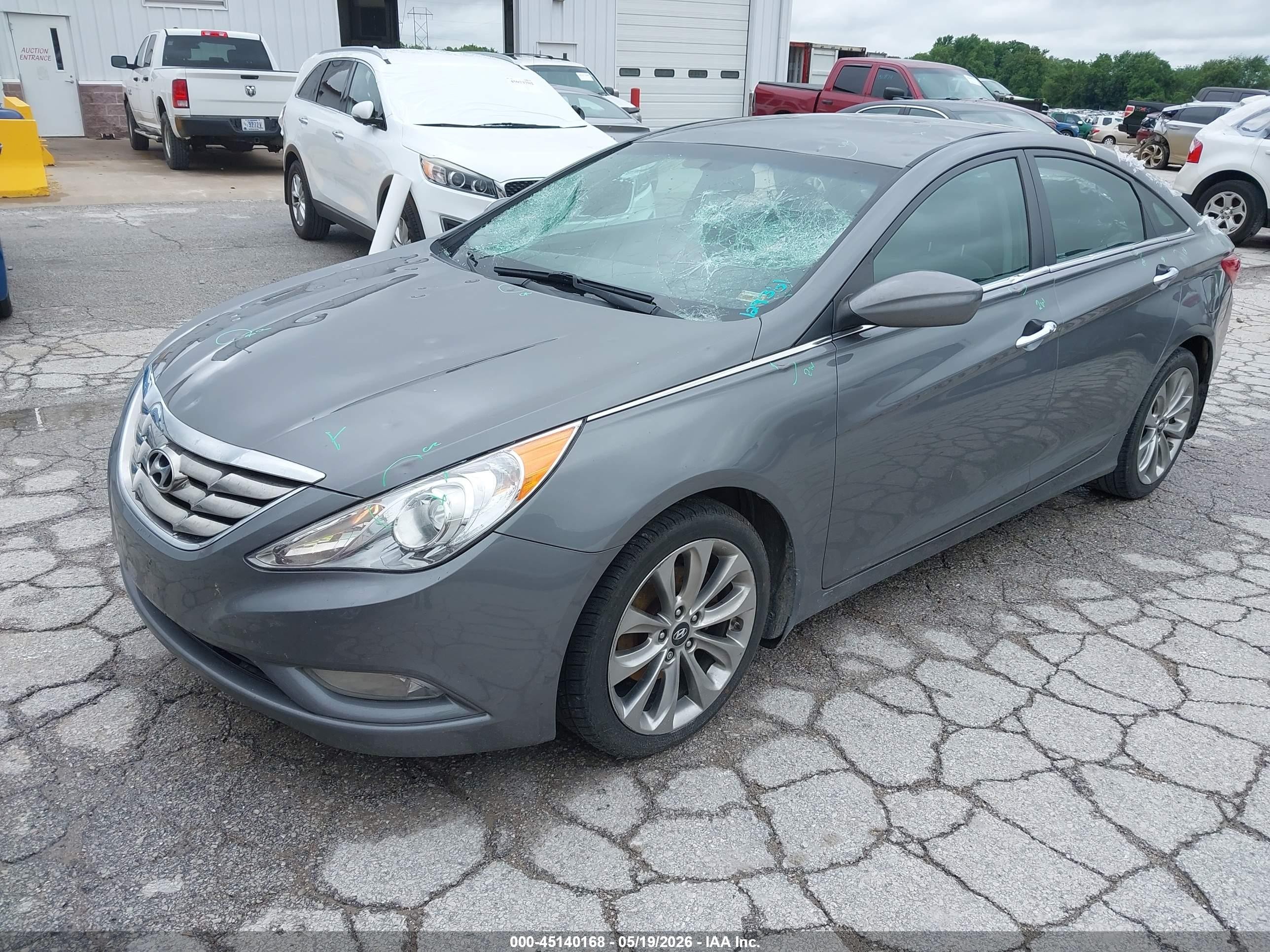 2013 Hyundai Sonata Se Gray vin: 5NPEC4AC3DH630326