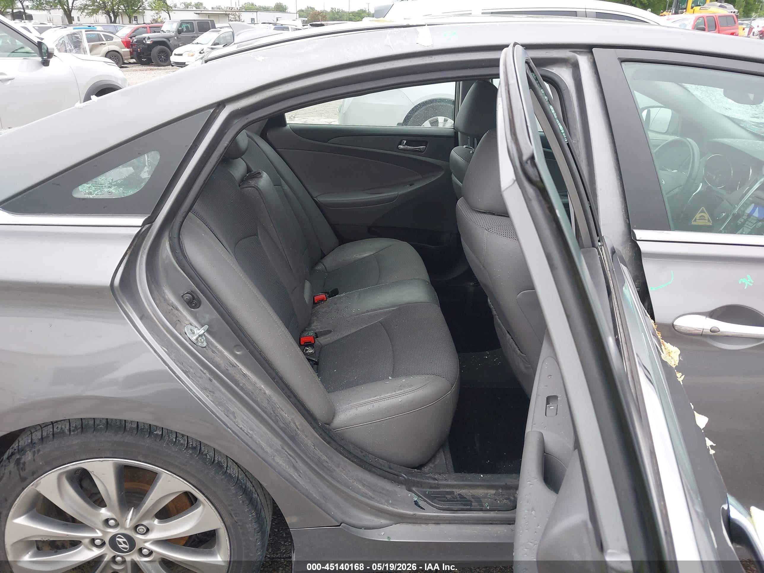 2013 Hyundai Sonata Se Gray vin: 5NPEC4AC3DH630326