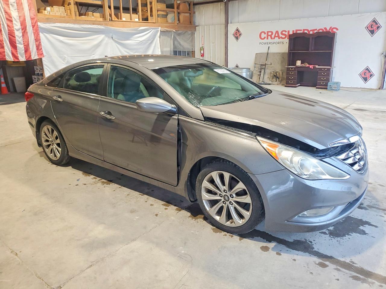 2013 Hyundai Sonata Se Gray vin: 5NPEC4AC3DH649572