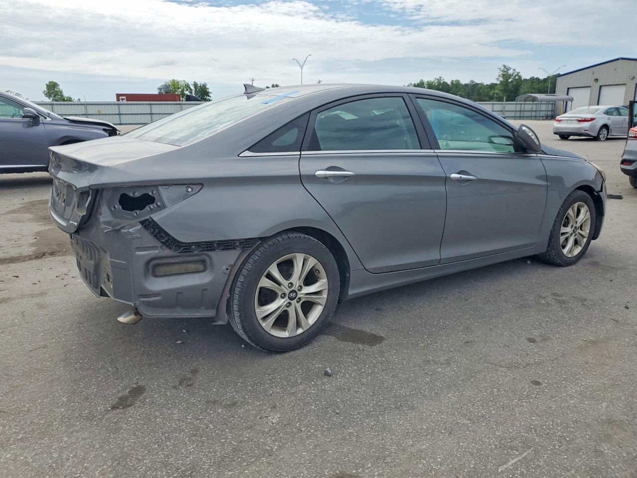 2013 Hyundai Sonata Limited Gray vin: 5NPEC4AC3DH690056
