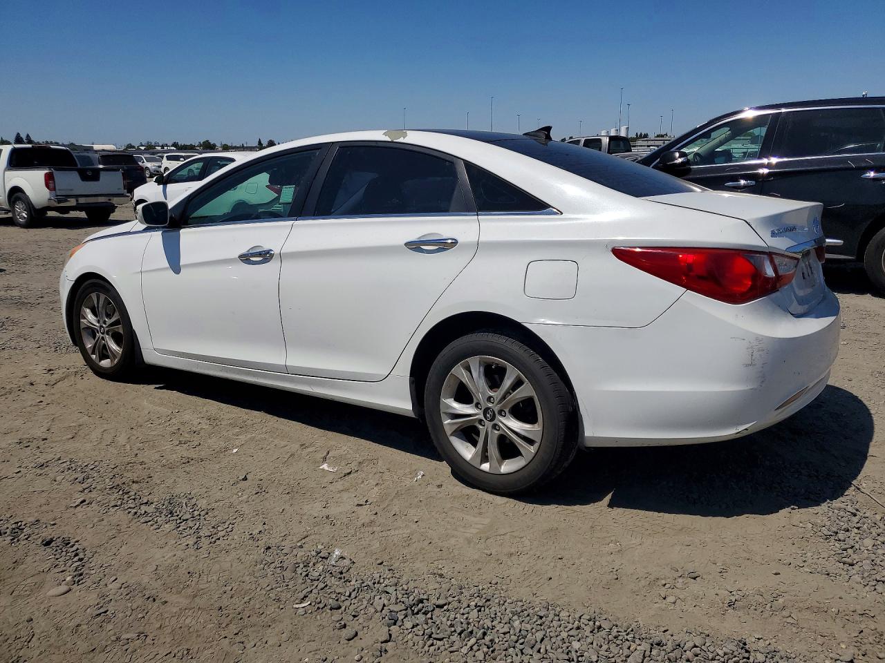 2013 Hyundai Sonata Limited White vin: 5NPEC4AC3DH693345