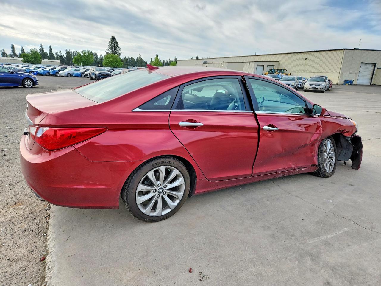 2013 Hyundai Sonata Se Красный vin: 5NPEC4AC3DH694155