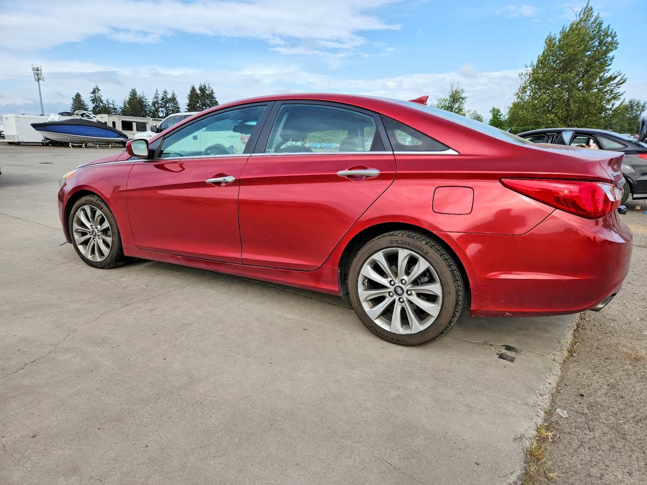 2013 Hyundai Sonata Se Красный vin: 5NPEC4AC3DH694155