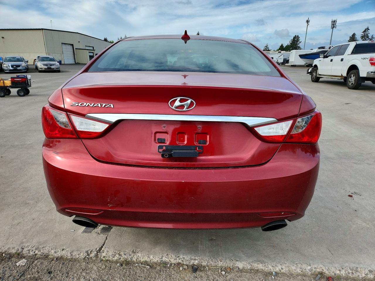 2013 Hyundai Sonata Se Красный vin: 5NPEC4AC3DH694155