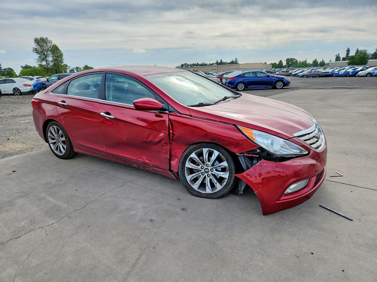 2013 Hyundai Sonata Se Красный vin: 5NPEC4AC3DH694155