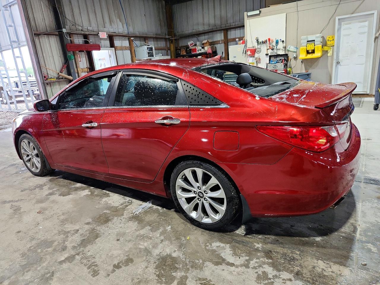 2013 Hyundai Sonata Se Burgundy vin: 5NPEC4AC3DH703520