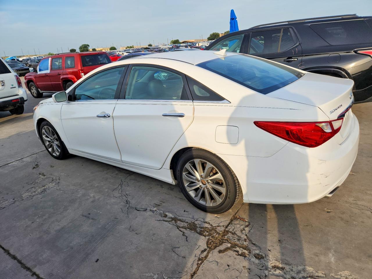 2013 Hyundai Sonata Se White vin: 5NPEC4AC3DH712833
