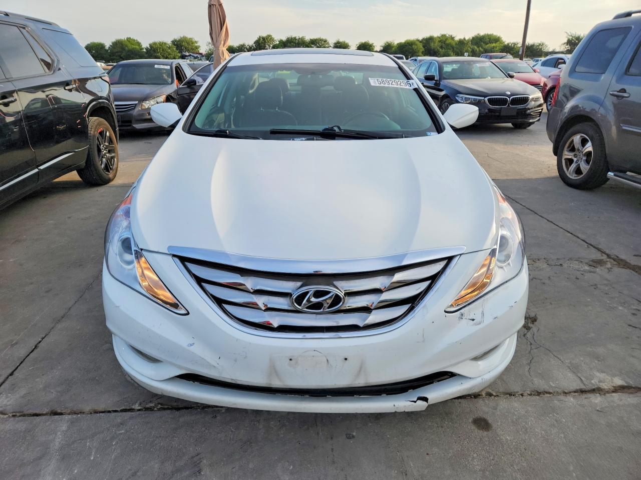 2013 Hyundai Sonata Se White vin: 5NPEC4AC3DH712833