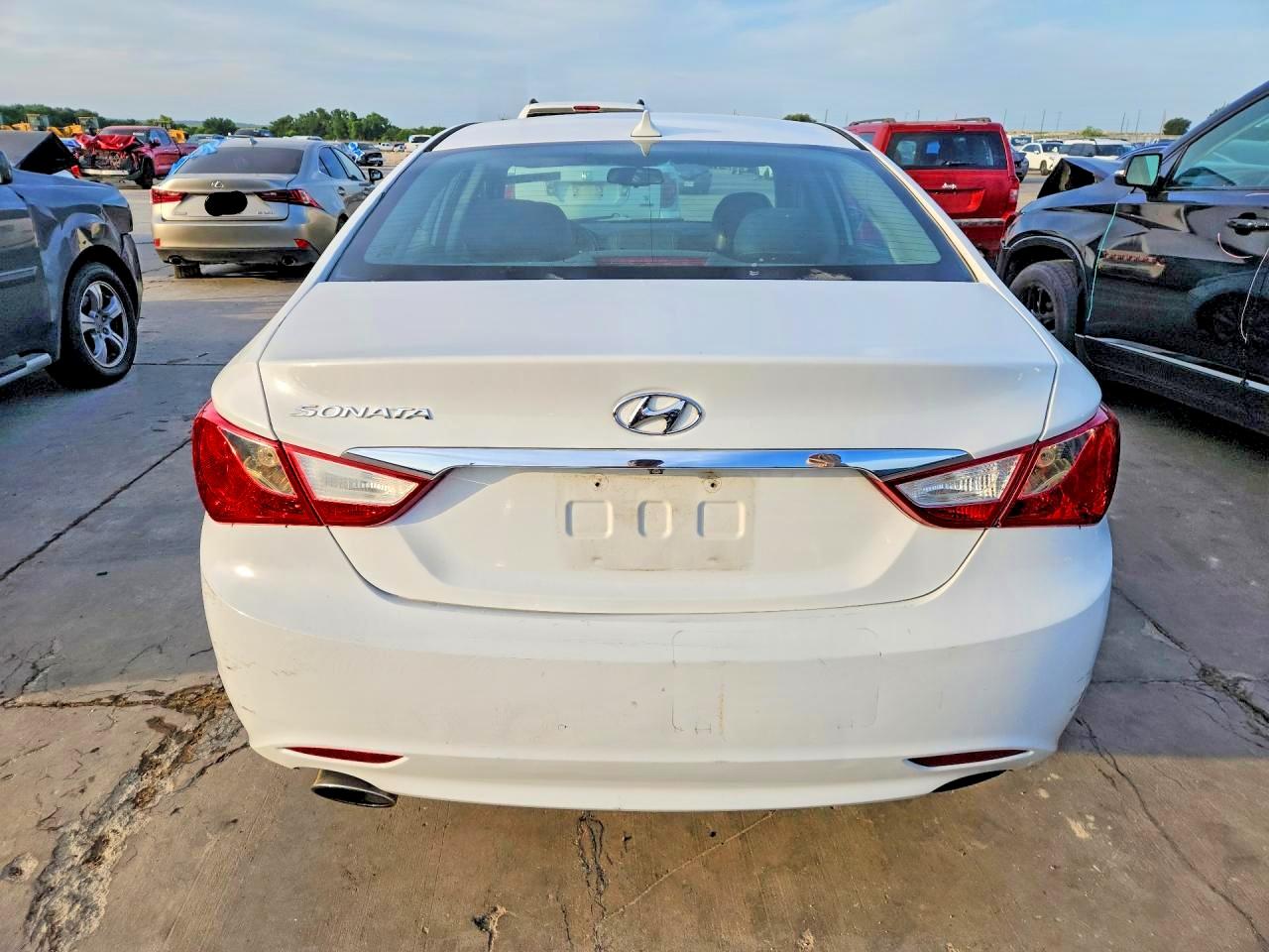 2013 Hyundai Sonata Se White vin: 5NPEC4AC3DH712833