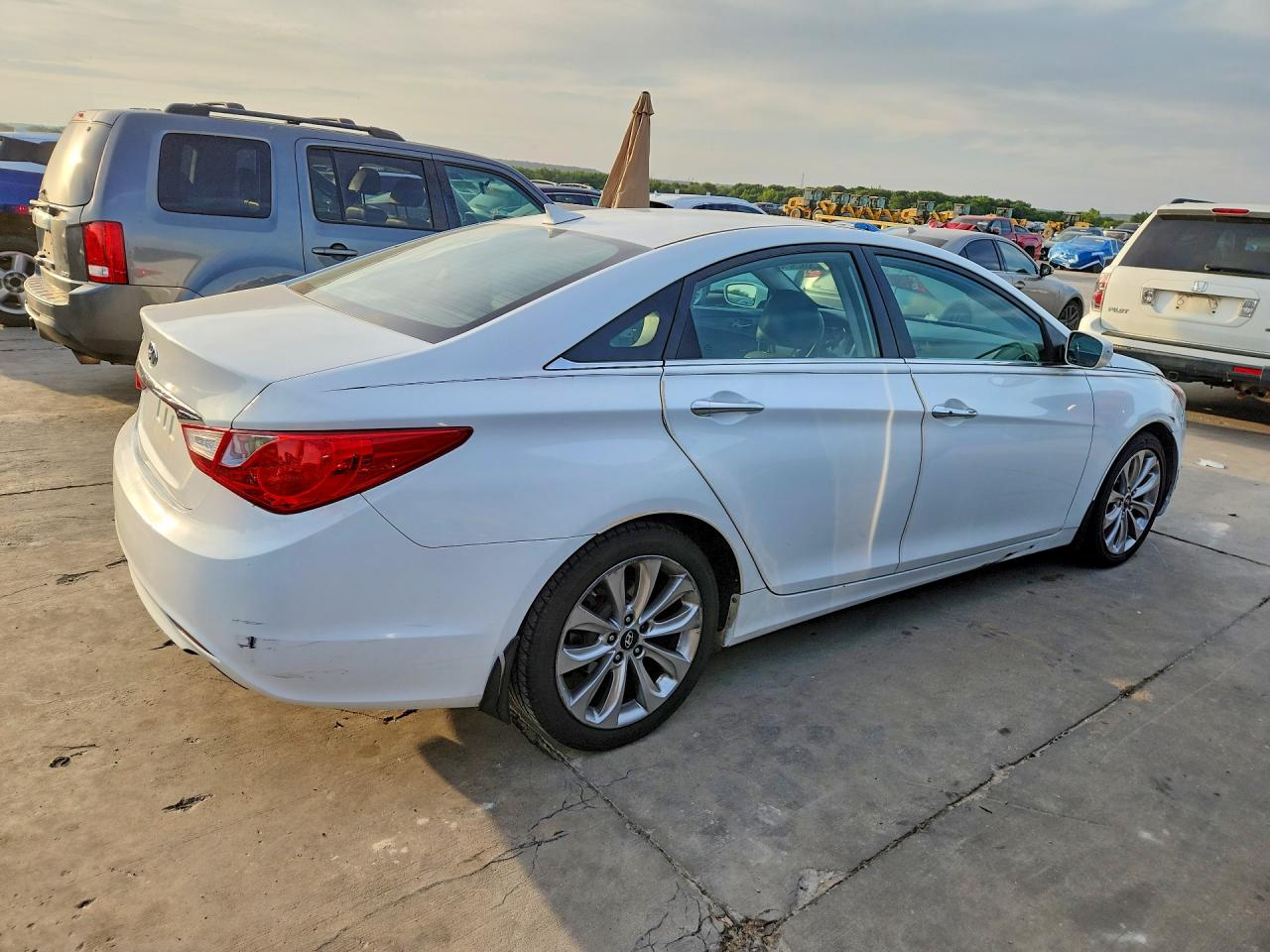 2013 Hyundai Sonata Se White vin: 5NPEC4AC3DH712833