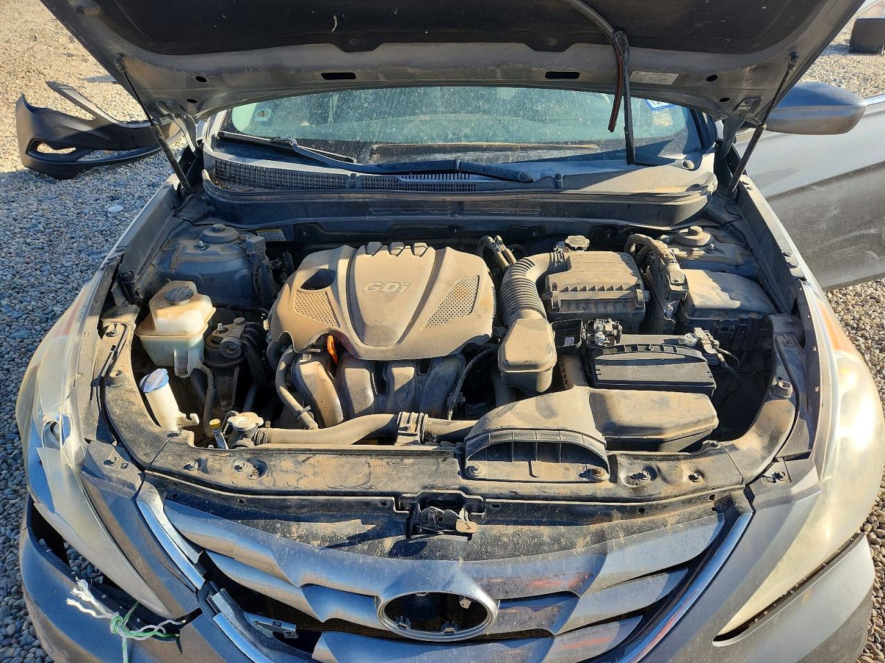 2013 Hyundai Sonata Se Gray vin: 5NPEC4AC3DH714274