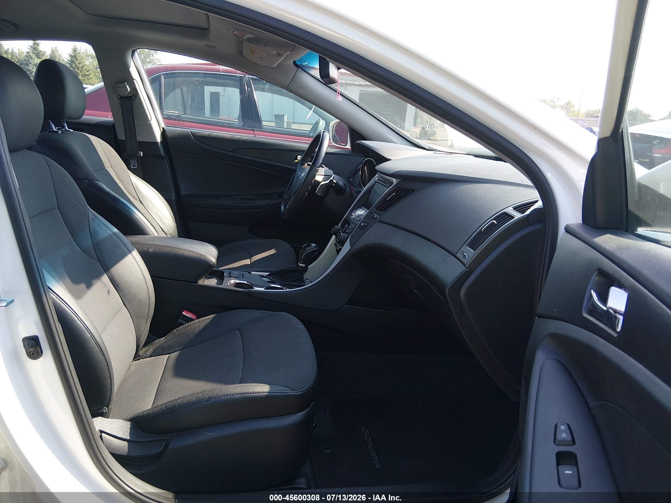 2013 Hyundai Sonata Se White vin: 5NPEC4AC3DH723704