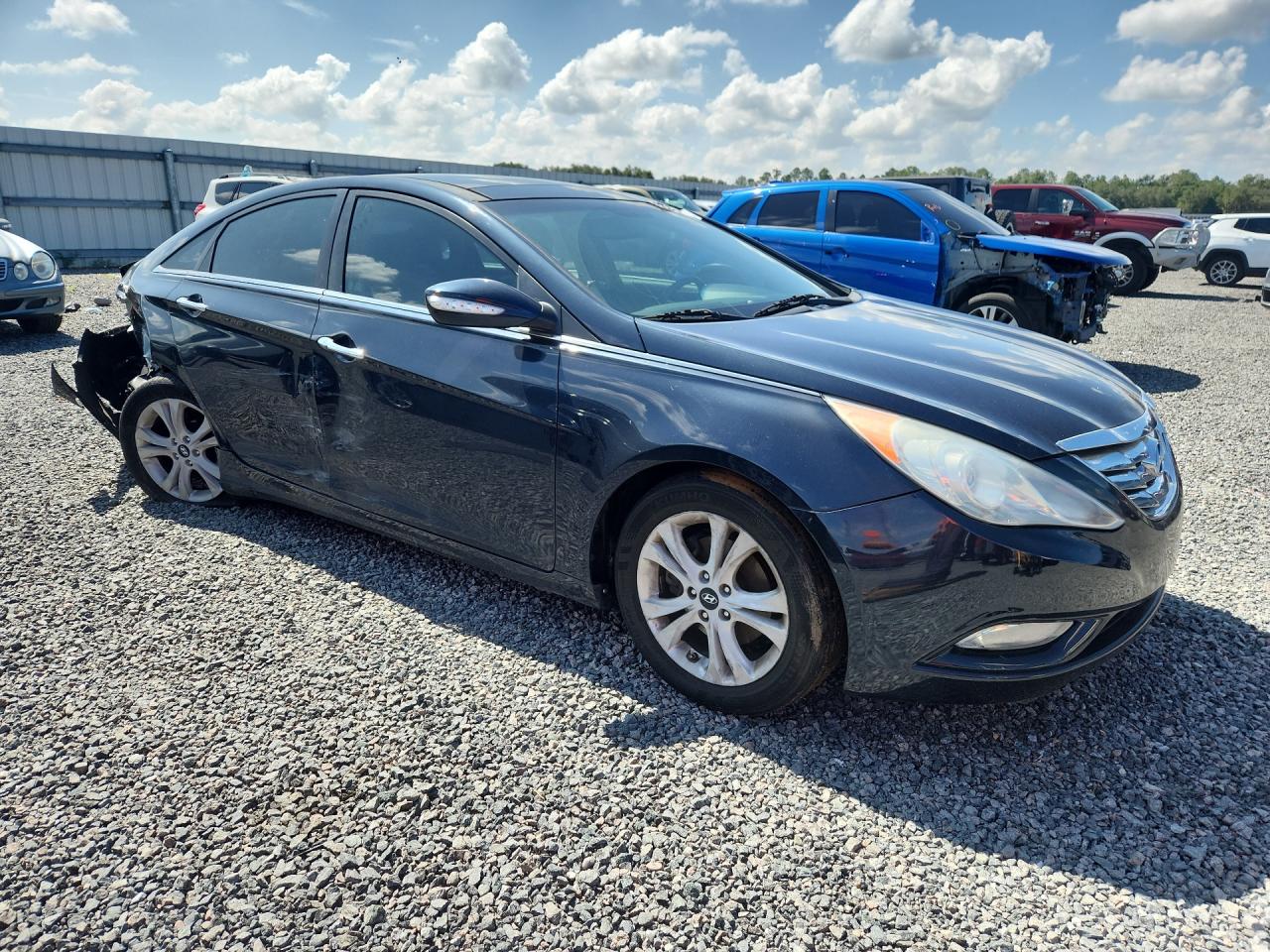 2013 Hyundai Sonata Limited Синий vin: 5NPEC4AC3DH741197