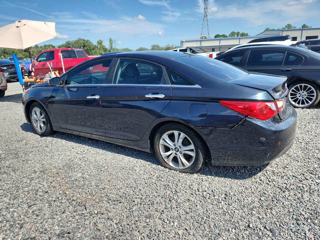 2013 Hyundai Sonata Limited Синий vin: 5NPEC4AC3DH741197