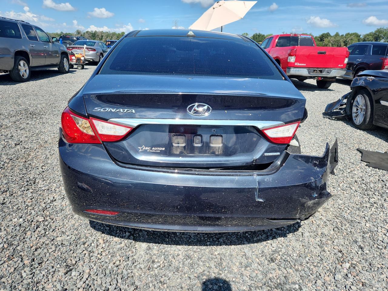 2013 Hyundai Sonata Limited Синий vin: 5NPEC4AC3DH741197